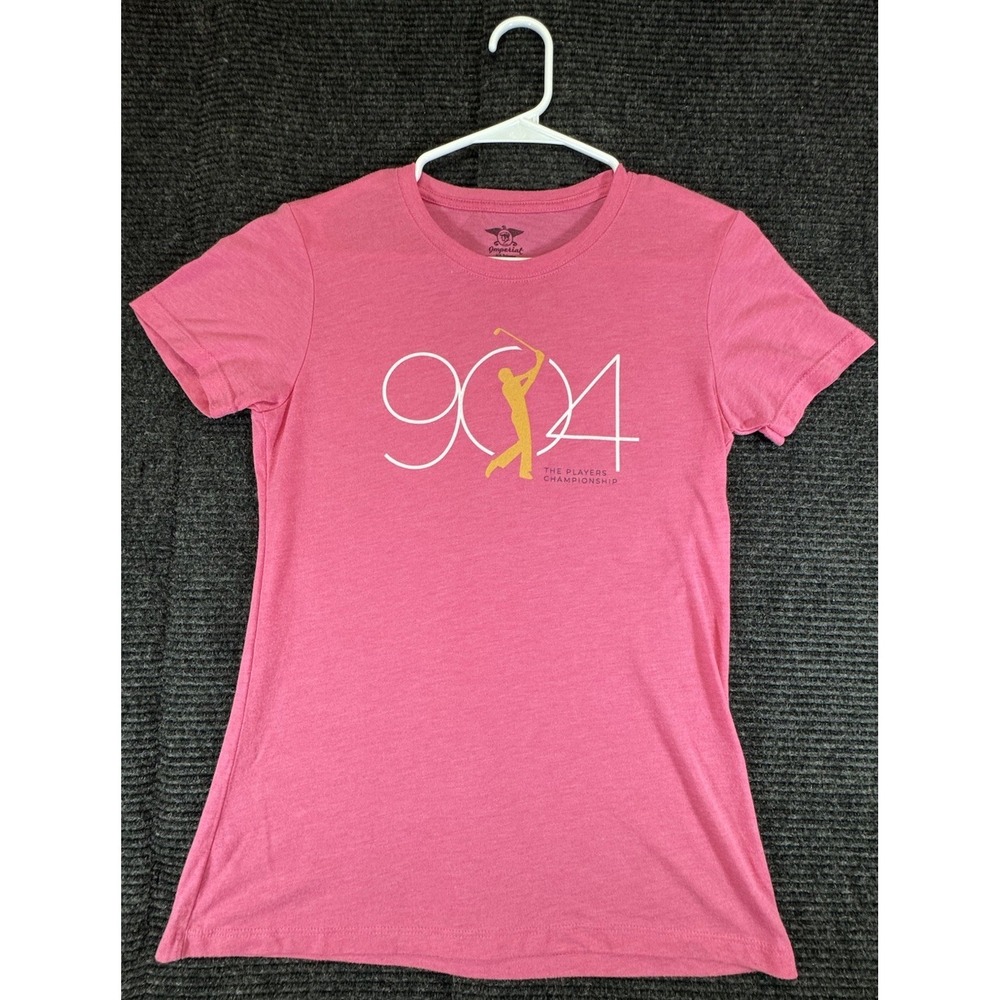Imperial THE PLAYERS Championship 904 Golf Shirt Pink Graphic Tee Women's Sz M